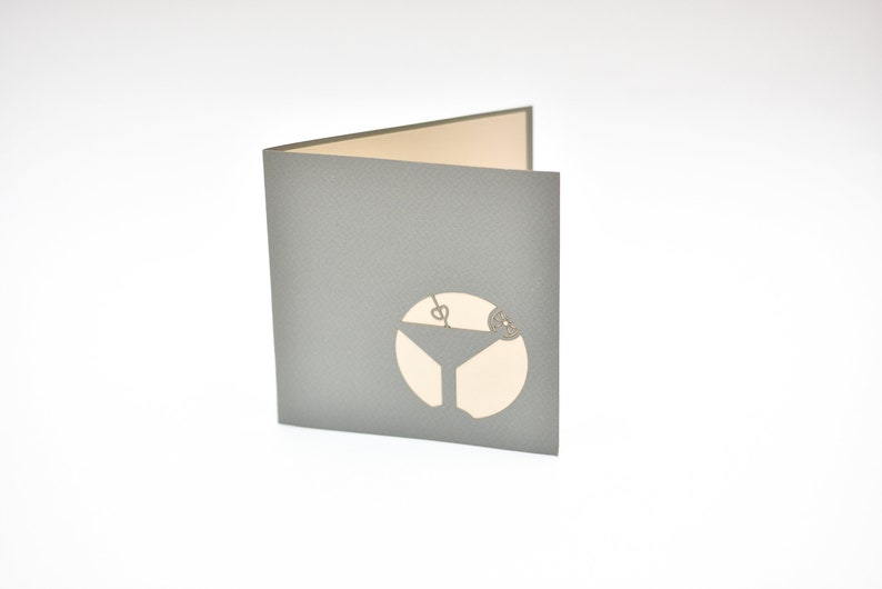 Celebration Martini pop-up card front cover