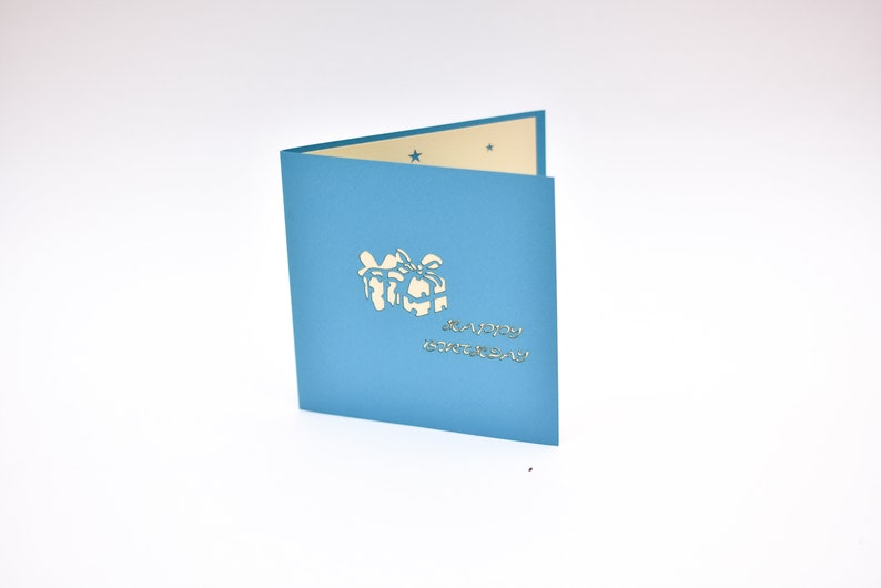 Birthday Gift pop-up card front cover