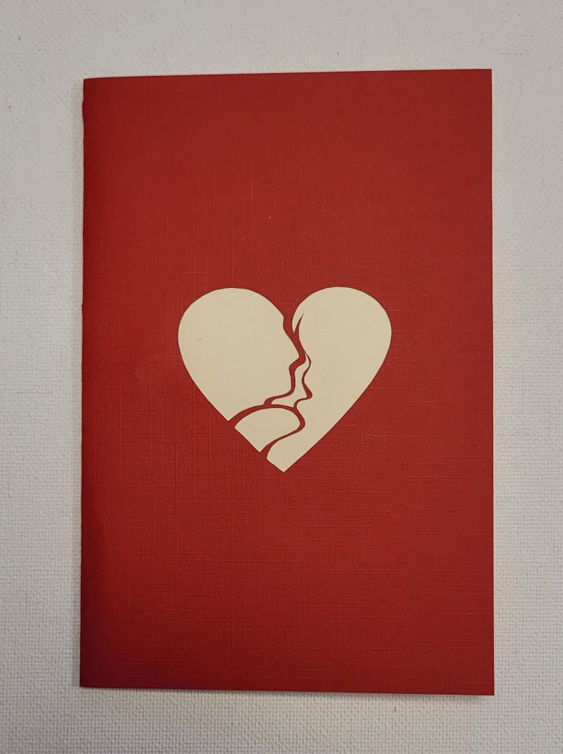 I Love You pop-up card front cover