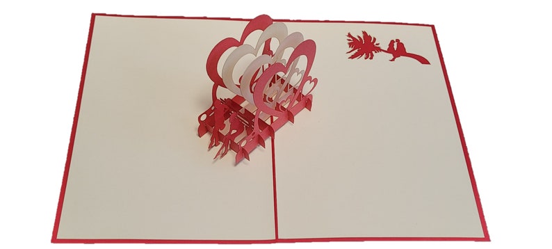 Mr. and Mrs. pop-up card with envelope