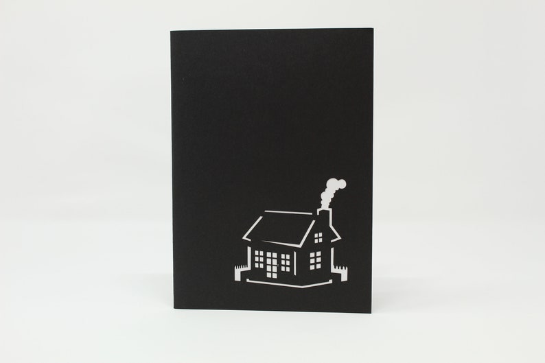 House 3D pop-up card by PopJoy Cards - card with envelope