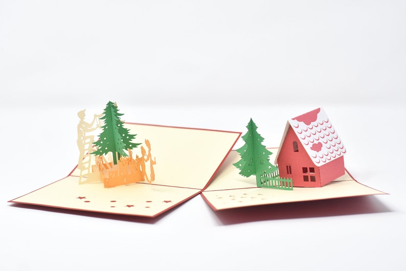 Christmas Tree Holiday Pop Up Pack card covers