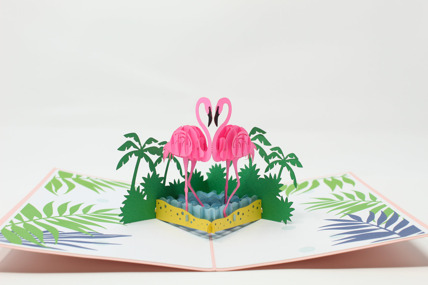 Flamingo Pop Up Card