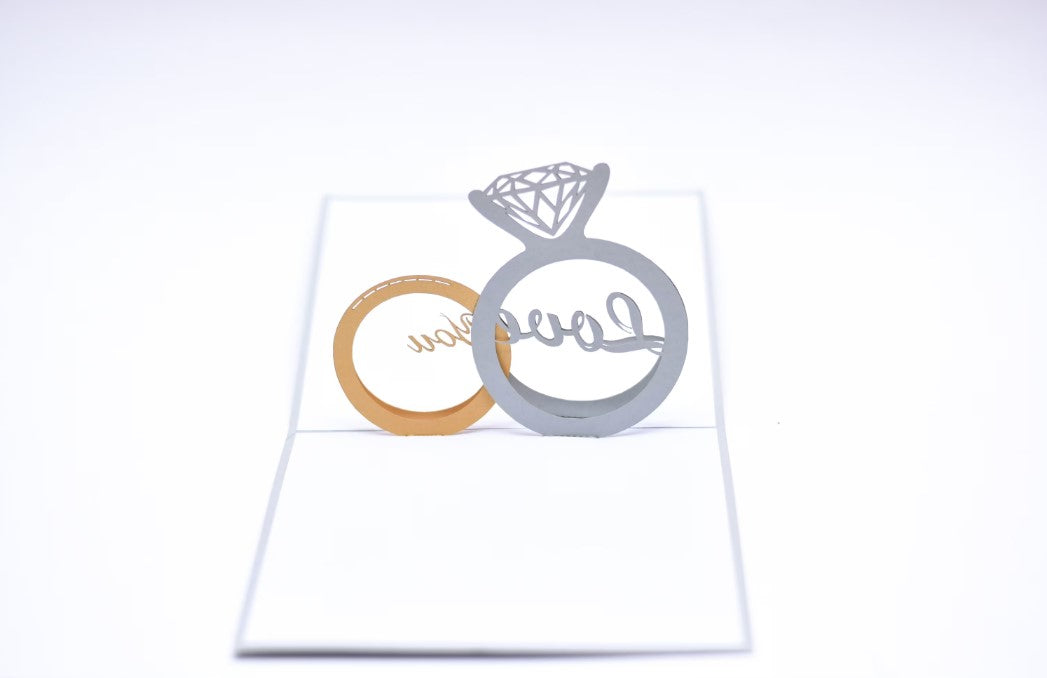 Engagement Pop Up Card