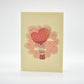 Heart Shaped Hot Air Balloon Pop Up Card