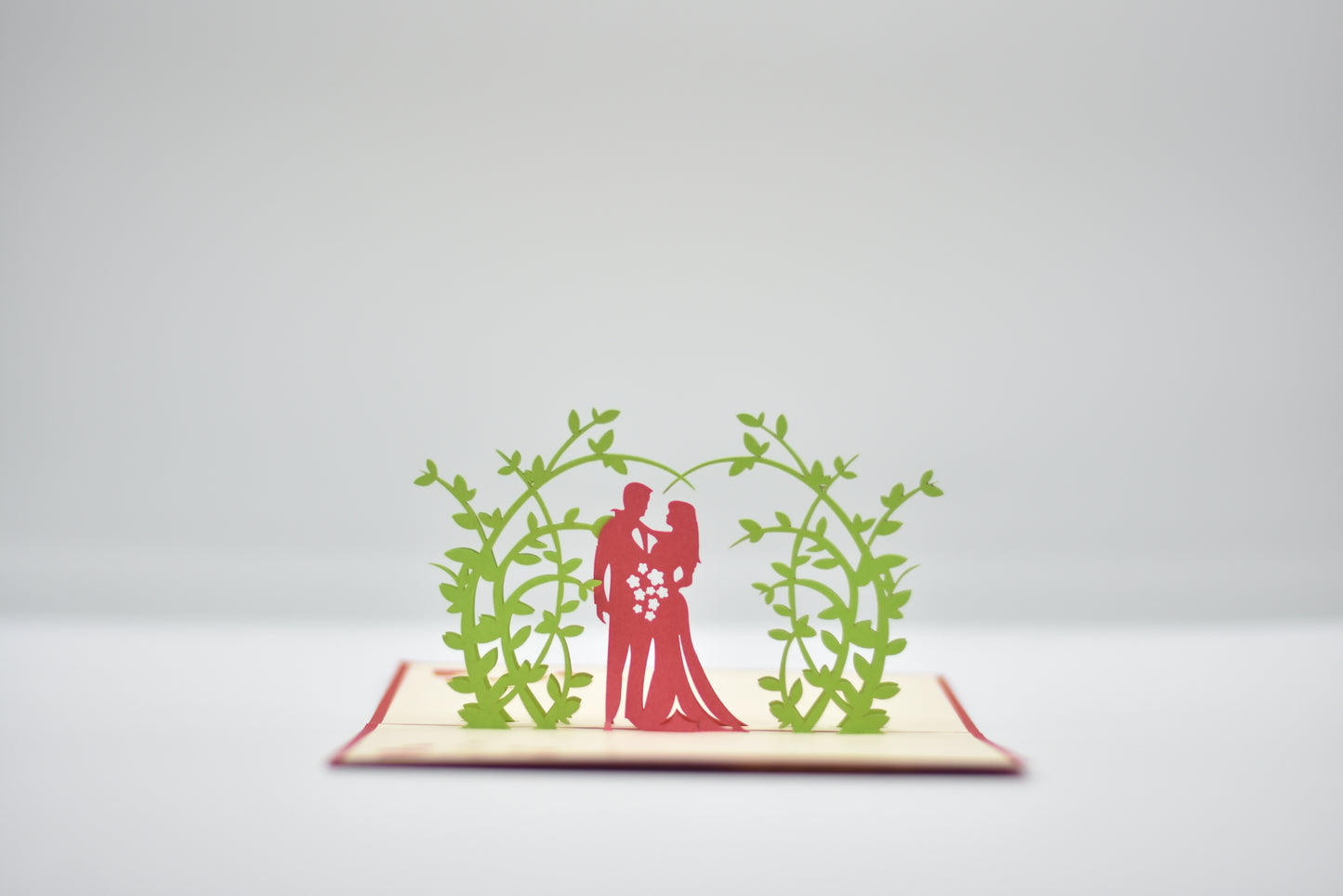 Outdoor Wedding Pop Up Card