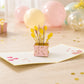 Balloon 3D pop-up card by PopJoy Cards - lifestyle scene