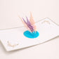 Butterfly 3D pop-up card by PopJoy Cards - open view, studio shot