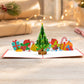 Christmas Tree with Gifts 3D pop-up card by PopJoy Cards - lifestyle scene