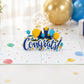 Congrats 3D pop-up card by PopJoy Cards - lifestyle scene