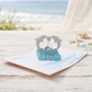Pink Dolphin 3D pop-up card by PopJoy Cards - lifestyle scene