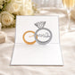 Engagement 3D pop-up card by PopJoy Cards - lifestyle scene