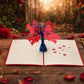 Fall Love Tree 3D pop-up card by PopJoy Cards - lifestyle scene