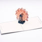 Ferris Wheel 3D pop-up card by PopJoy Cards - open view, studio shot
