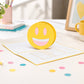Happy Emoji 3D pop-up card by PopJoy Cards - lifestyle scene