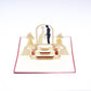 Wedding at the Altar 3D pop-up card by PopJoy Cards