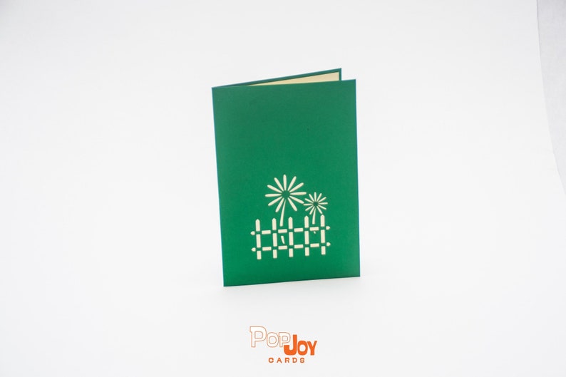 Garden Box pop-up card front cover
