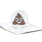 Poop Emoji 3D pop-up card by PopJoy Cards