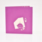 New Born Baby in Stroller pop-up card front cover