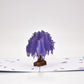 Purple Tree pop-up card with envelope