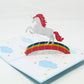 Unicorn 3D pop-up card by PopJoy Cards