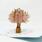 Cherry Blossom pop-up card with envelope