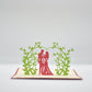Outdoor Wedding pop-up card detail