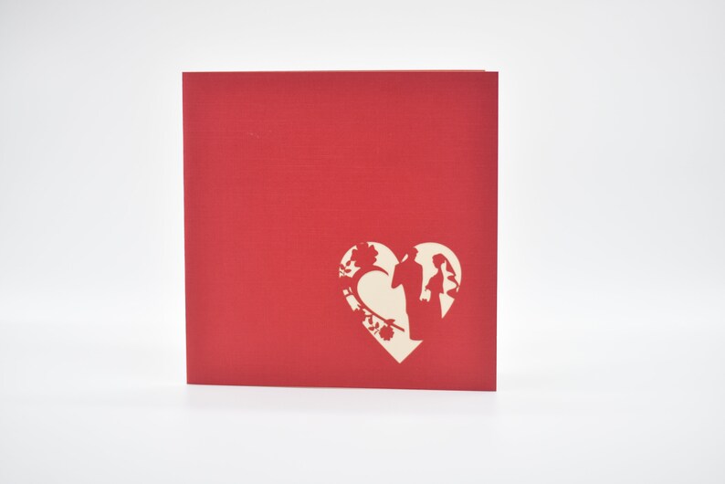 Wedding Getaway Car pop-up card front cover