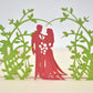 Outdoor Wedding 3D pop-up card by PopJoy Cards