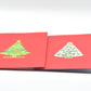 Christmas tree pop-up cards from the 2-card pack