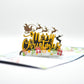 Merry Christmas 3D pop-up card by PopJoy Cards