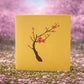 Cherry Blossom pop-up card detail of laser cut blossoms
