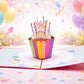 Cupcake 3D pop-up card by PopJoy Cards
