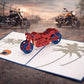 Motorcycle 3D pop-up card by PopJoy Cards