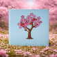 Cherry Blossom pop-up card open view