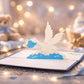 New Born Baby with Stork 3D pop-up card by PopJoy Cards