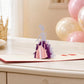 Princess 3D pop-up card by PopJoy Cards - front cover