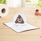 Poop Emoji 3D pop-up card by PopJoy Cards - lifestyle scene
