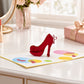 Red Heels 3D pop-up card by PopJoy Cards - lifestyle scene