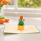 Tulip Flower Bouquet 3D pop-up card by PopJoy Cards - lifestyle scene