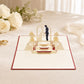 Wedding at the Altar 3D pop-up card by PopJoy Cards - lifestyle scene