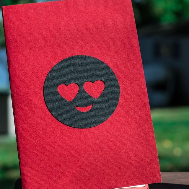 Love Emoji Pop Up Card