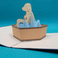 Dog Bath Pop Up Card