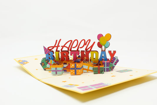 Happy Birthday Pop Up Card