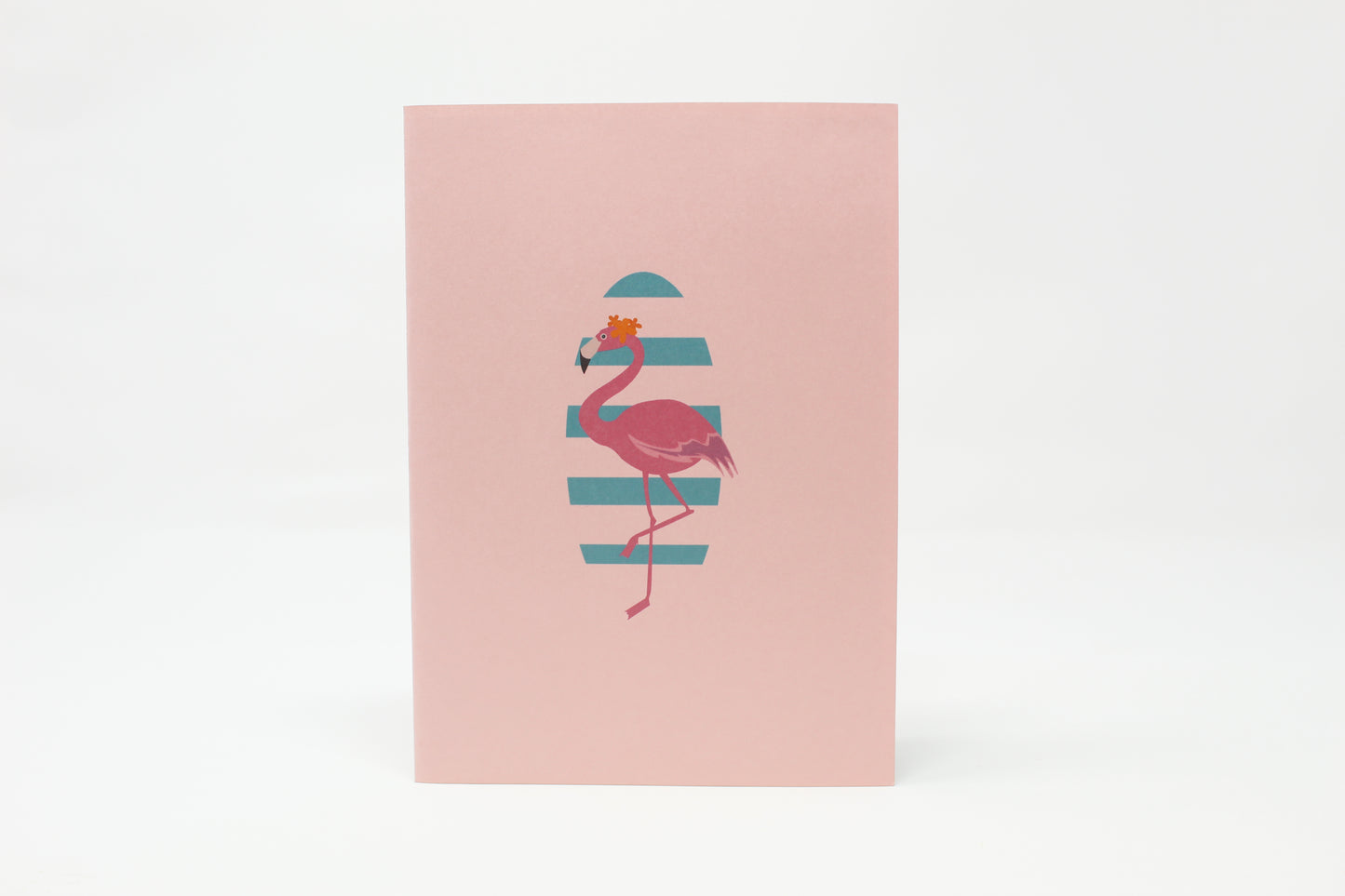 Flamingo Front Pop Up Card
