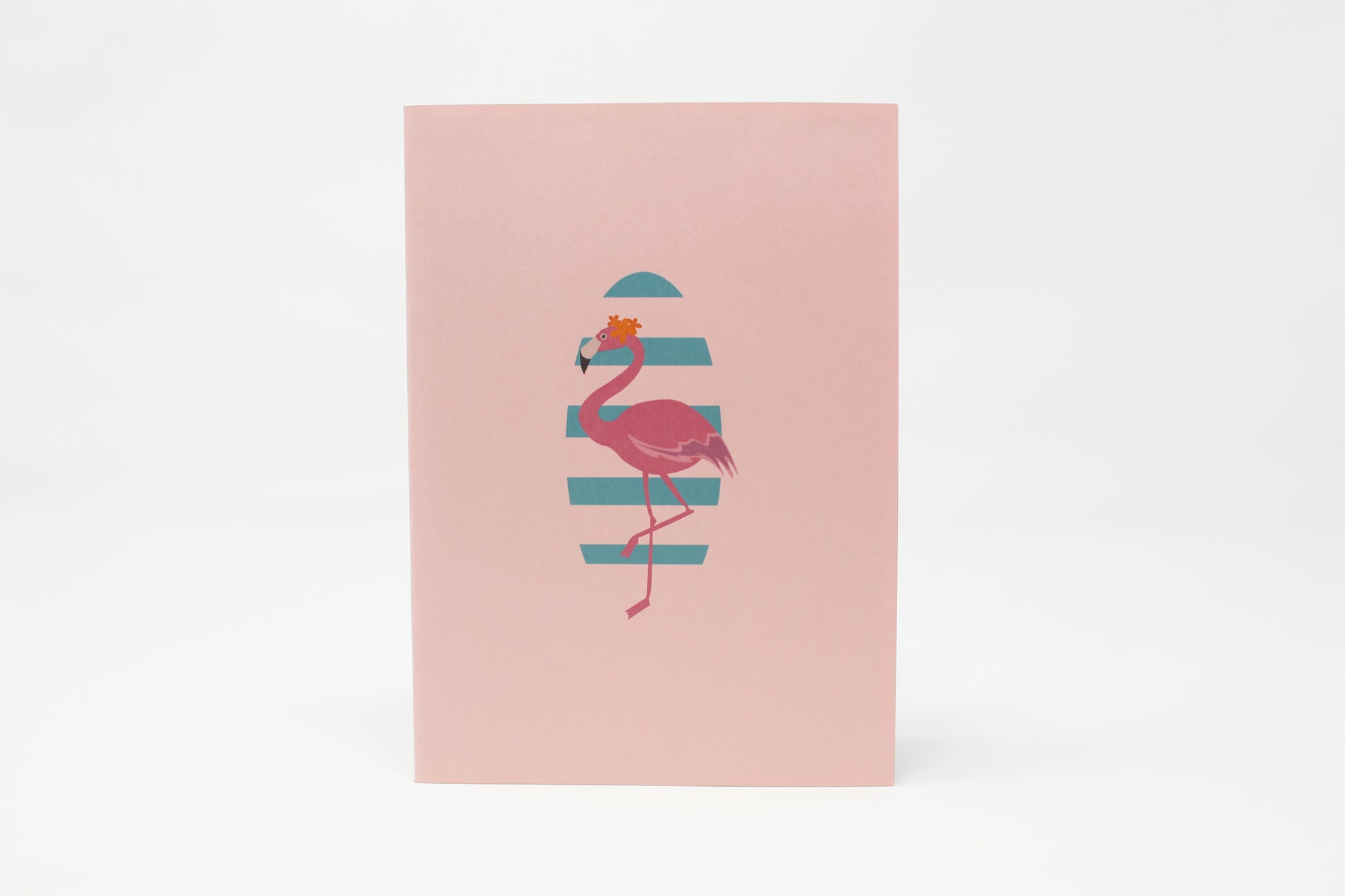 Flamingo Front Pop Up Card
