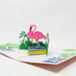 Pop Up Flamingo Card