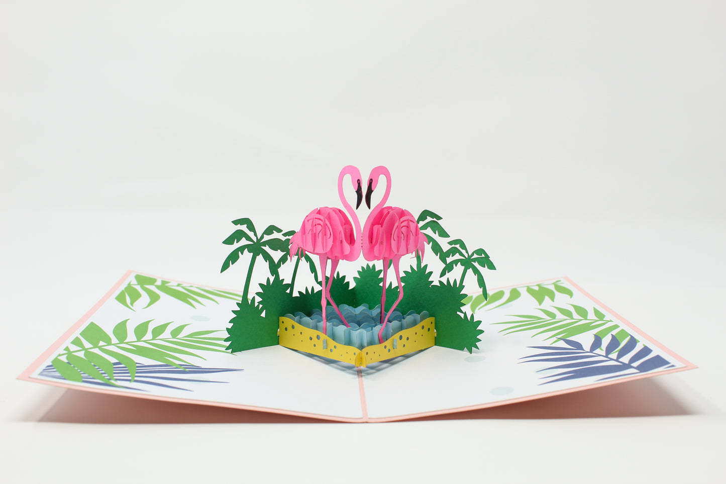 Flamingo Pop Up Card