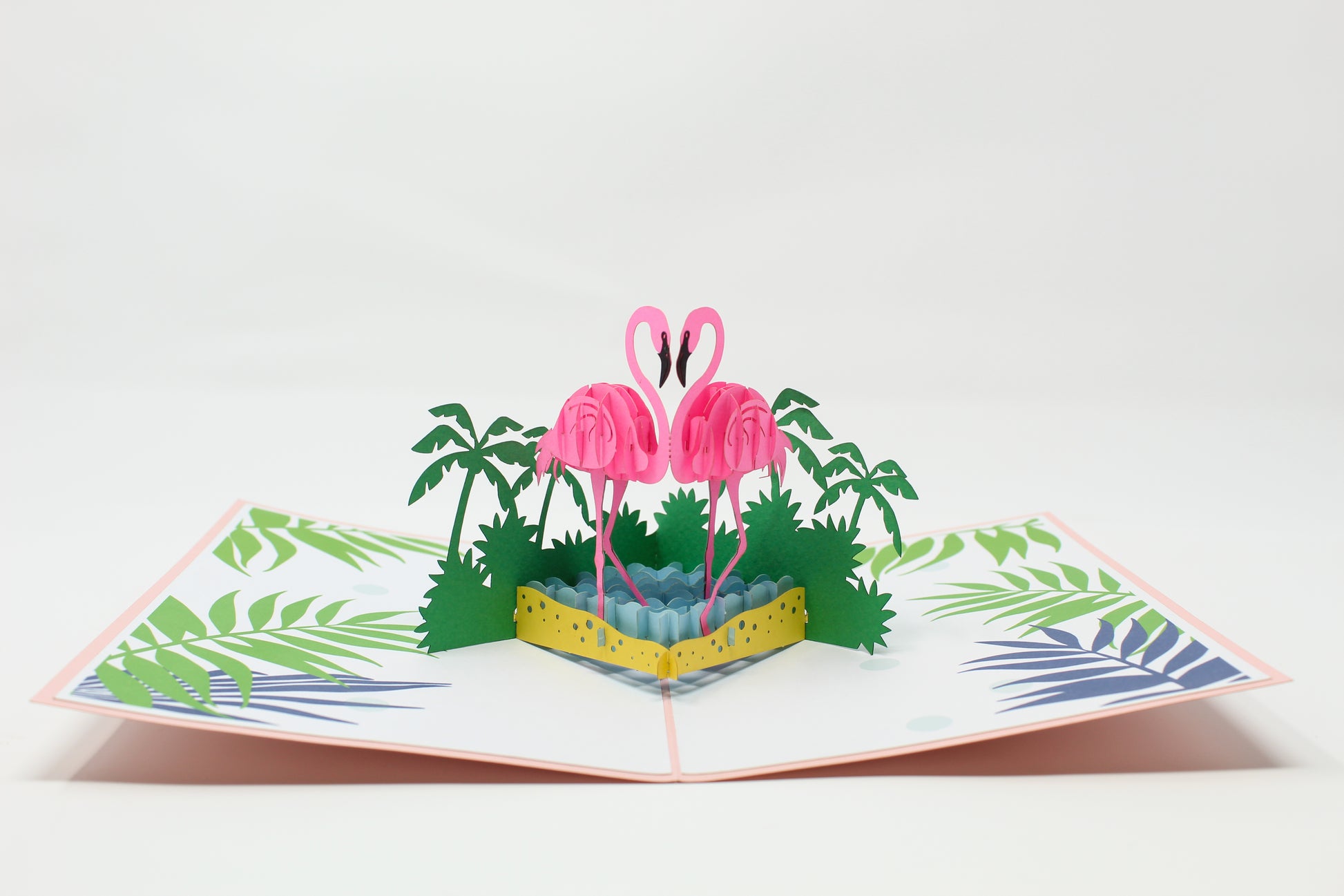 Flamingo Pop Up Card