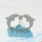 Dolphin Detailed Pop Up Card